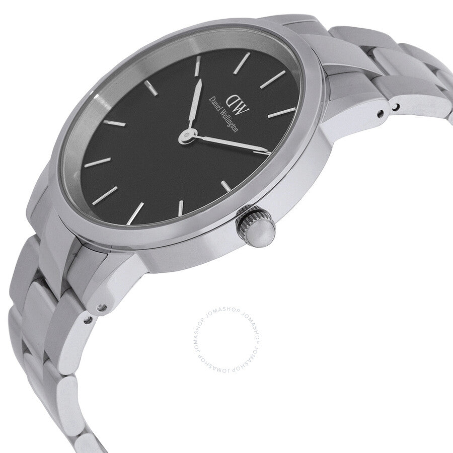 Daniel Wellington Iconic Link Quartz Black Dial Unisex Watch DW00100342 - Dawson Watches #2
