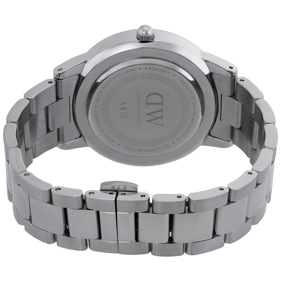 Daniel Wellington Iconic Link Quartz Black Dial Unisex Watch DW00100342 - Dawson Watches #3