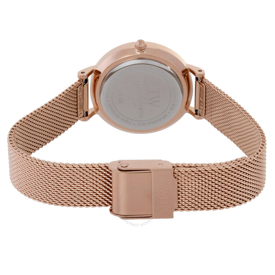 Daniel Wellington Petite Unitone Quartz Rose Gold Dial Ladies Watch DW00100470 - Dawson Watches #3