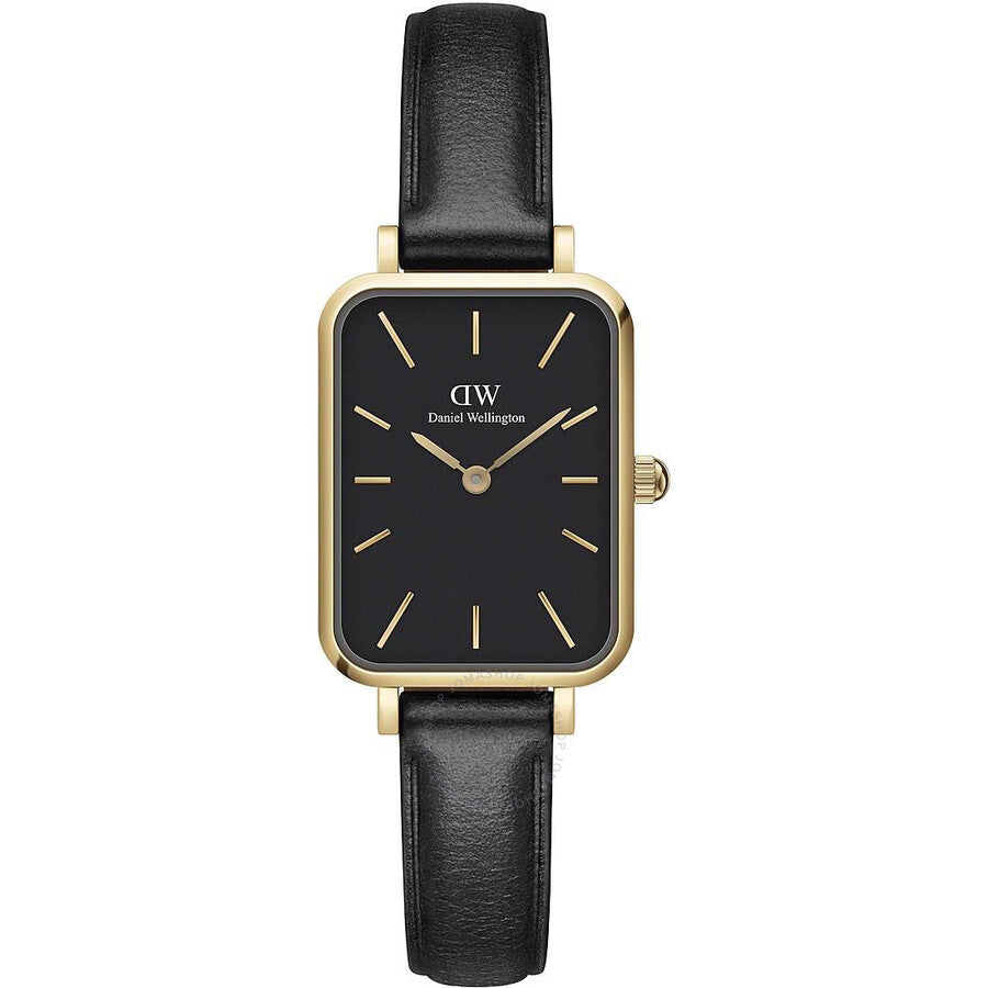 Daniel Wellington Quadro Pressed Sheffield Quartz Black Dial Ladies Watch DW00100560 - Dawson Watches