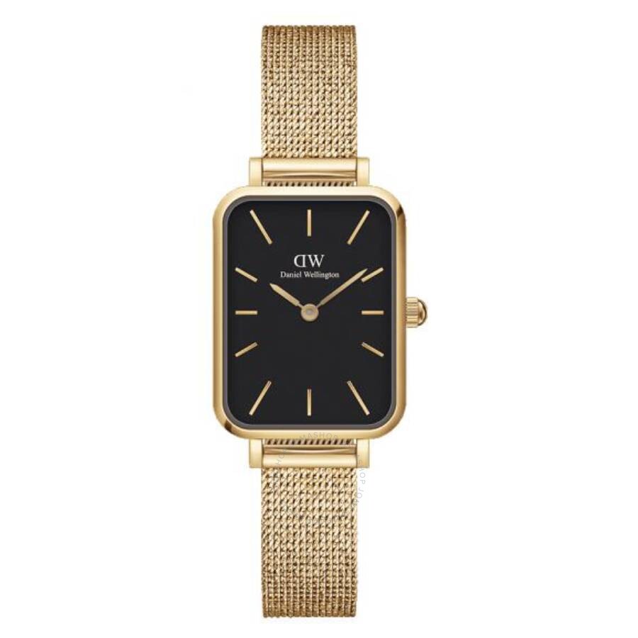 Daniel Wellington Quadro Quartz Black Dial Ladies Watch DW00100557 - Dawson Watches
