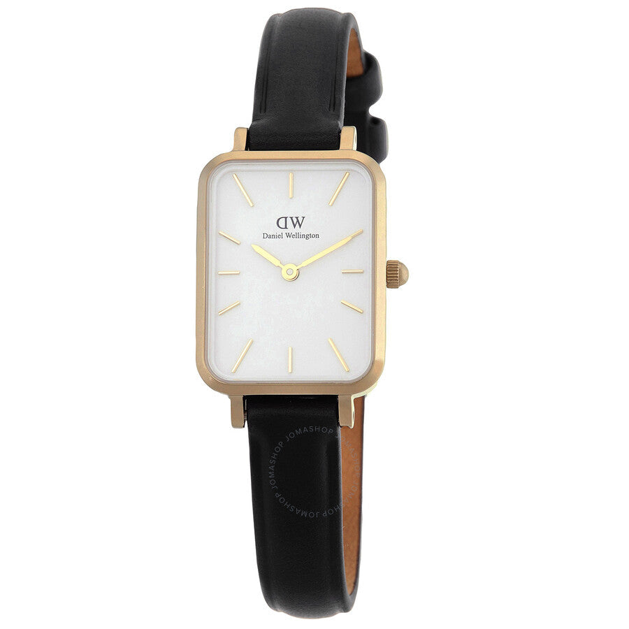 Daniel Wellington Quadro Quartz Eggshell White Dial Ladies Watch DW00100559 - Dawson Watches