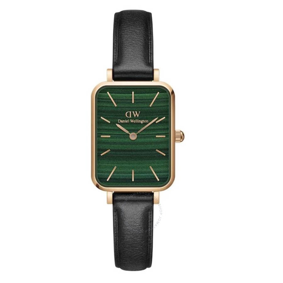 Daniel Wellington Quadro Quartz Green Dial Ladies Watch DW00100439 - Dawson Watches