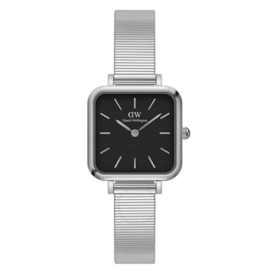 Daniel Wellington Quadro Studio Quartz Black Dial Ladies Watch DW00100522 - Dawson Watches