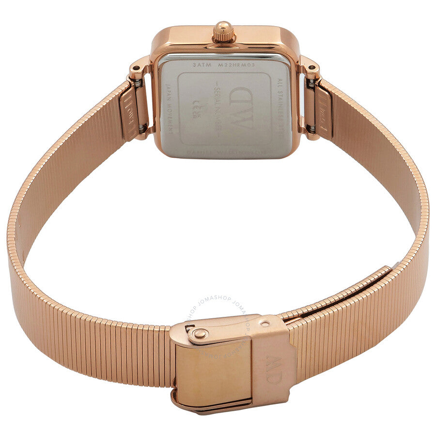 Daniel Wellington Quadro Studio Quartz Green Dial Ladies Watch DW00100520 - Dawson Watches #3