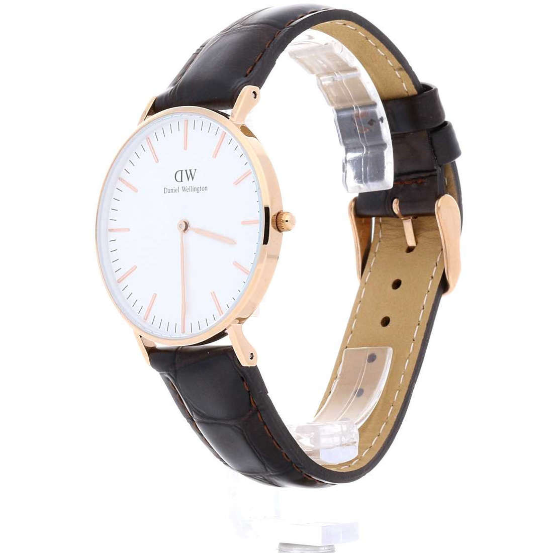 Daniel Wellington White Classic York 36mm Women's Gold Watch DW00100038