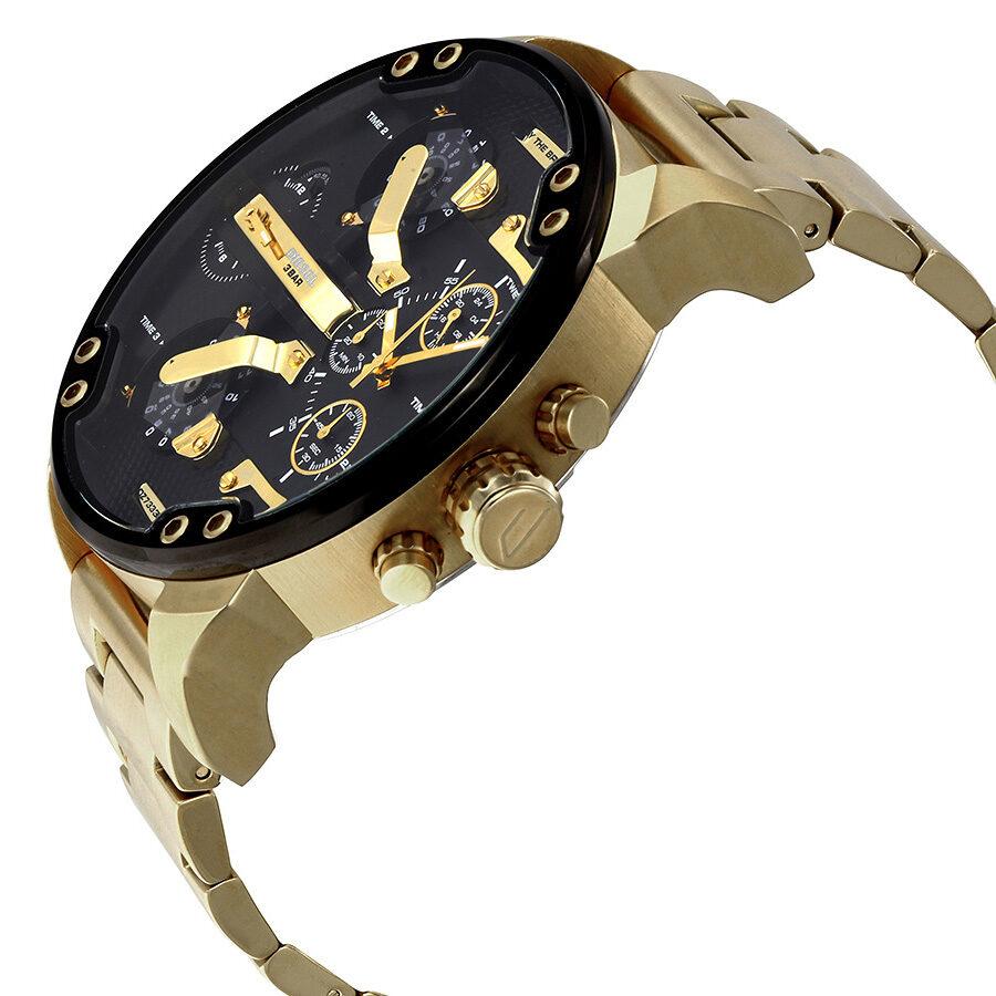 Gold big daddy diesel watch hotsell