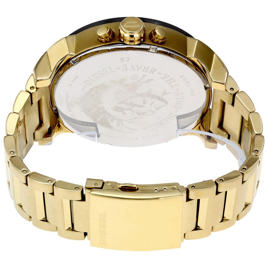 Gold big daddy diesel watch best sale