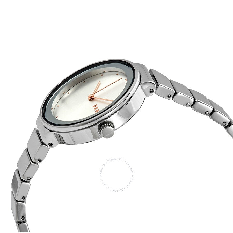 DKNY Astoria Quartz Silver Dial Stainless Steel Ladies Watch NY2694 - Dawson Watches #2