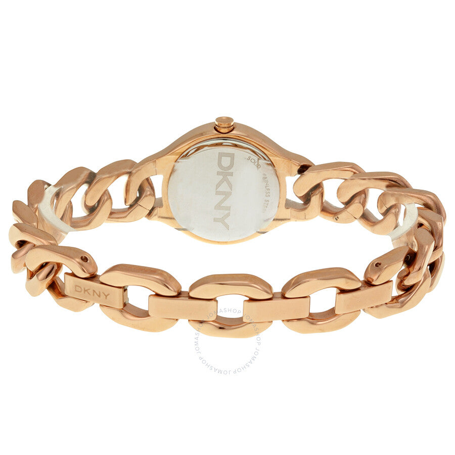 DKNY Chambers White Pearlized Dial Rose Gold-tone Ladies Watch NY2214 - Dawson Watches #3