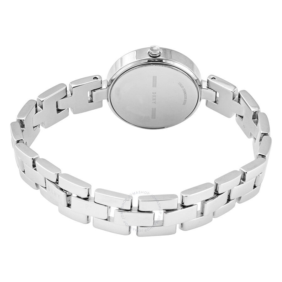 DKNY City Link Quartz Crystal Silver Dial Ladies Watch NY2824 - Dawson Watches #3