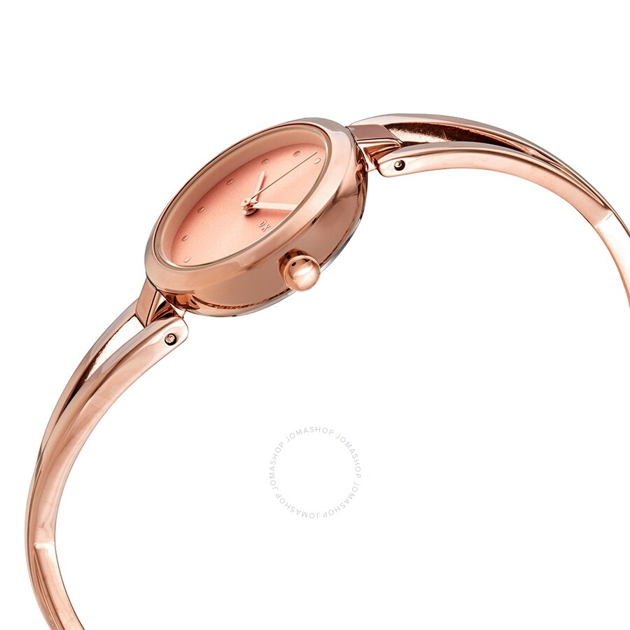 DKNY Crosswalk Quartz Rose Gold Dial Ladies Watch NY2812 - Dawson Watches #2