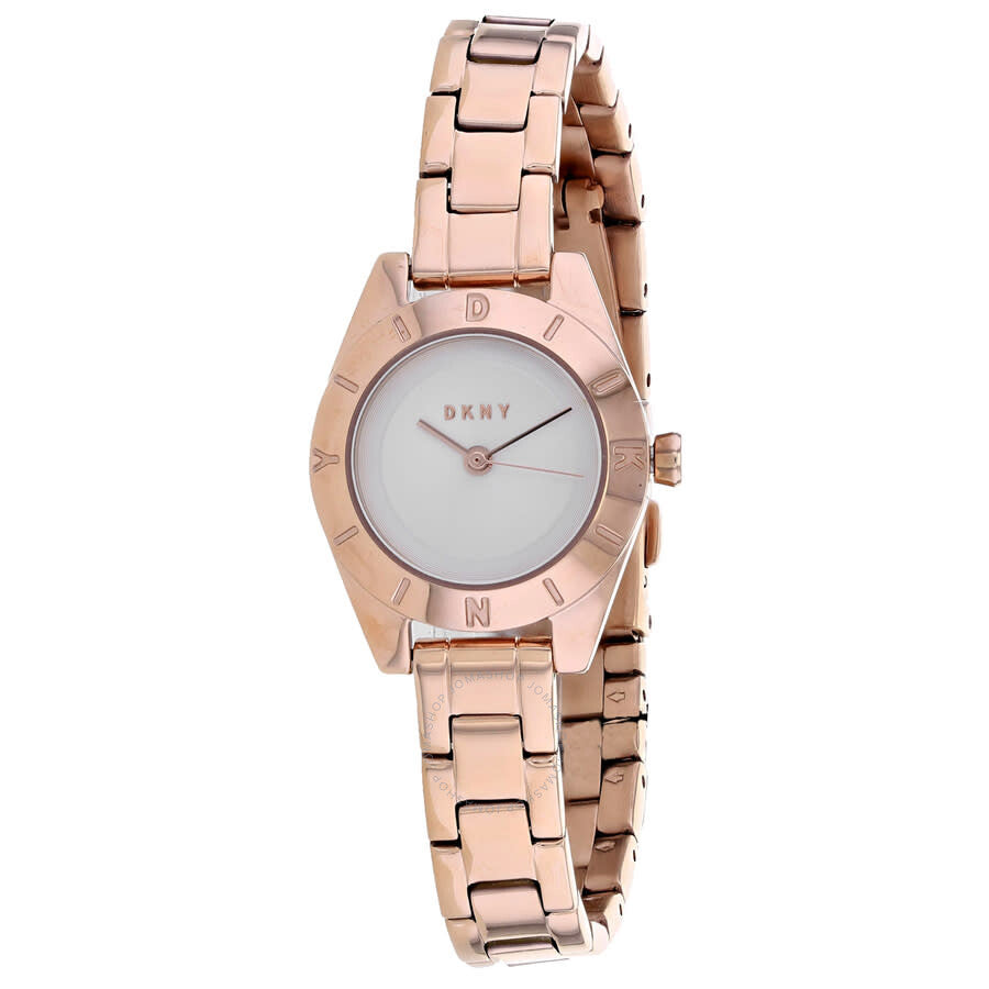 DKNY Geograph Quartz Silver Dial Ladies Watch NY2871 - Dawson Watches