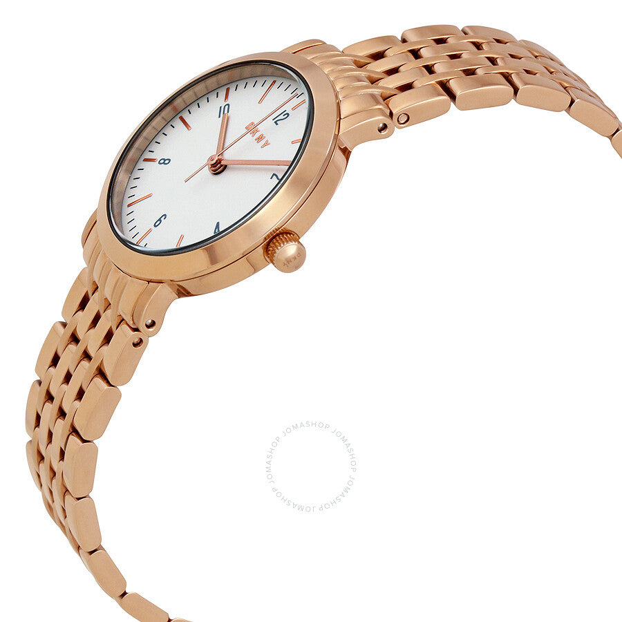 DKNY Minetta White Dial Rose Gold-tone Ladies Watch NY2511 - Dawson Watches #2