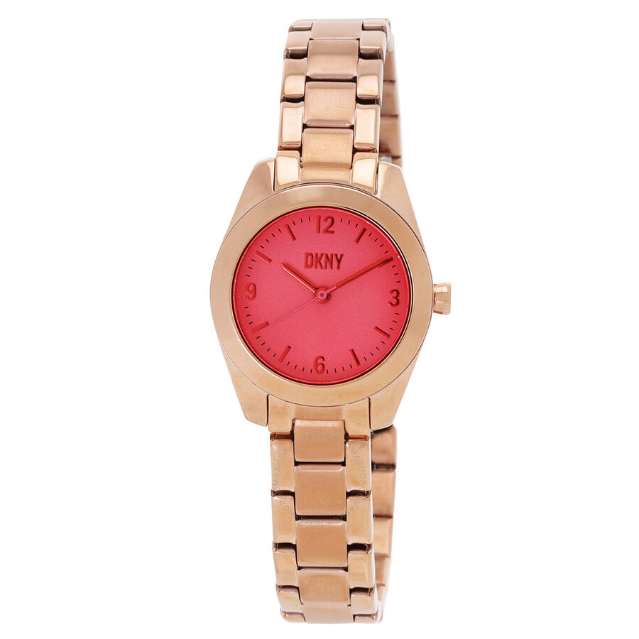 DKNY Nolita Quartz Pink Dial Ladies Watch NY6650 - Dawson Watches
