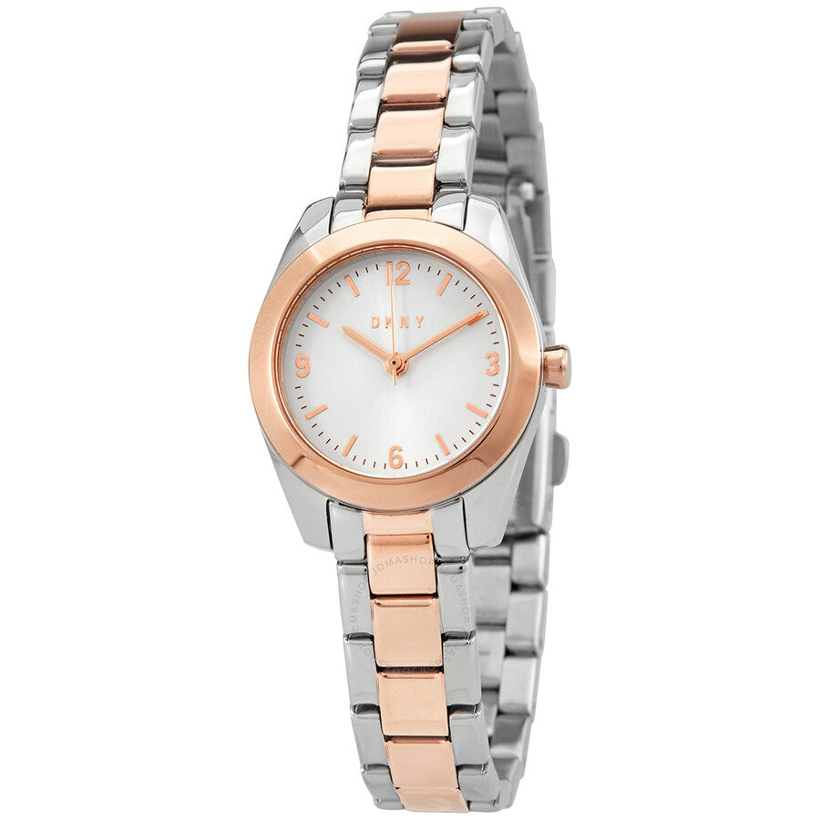 Dkny Nolita Stainless Steel Quartz Silver Dial Ladies Watch NY2923 - Dawson Watches