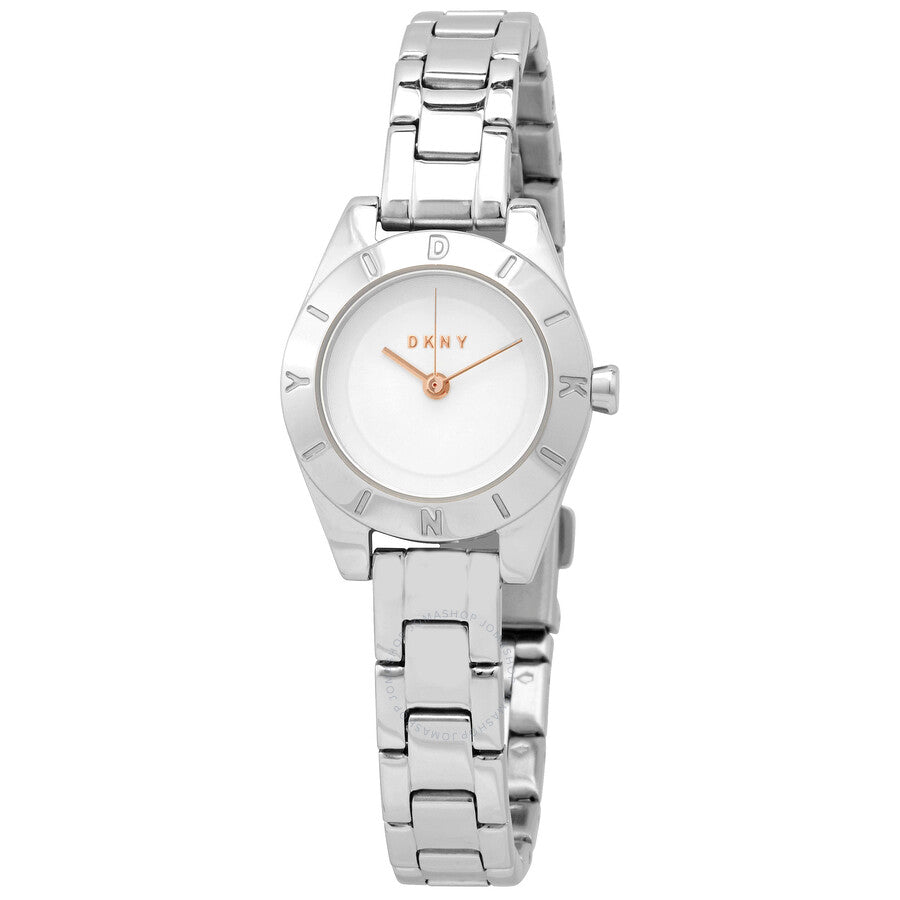 DKNY Quartz Silver Dial Stainless Steel Ladies Watch NY2870 - Dawson Watches