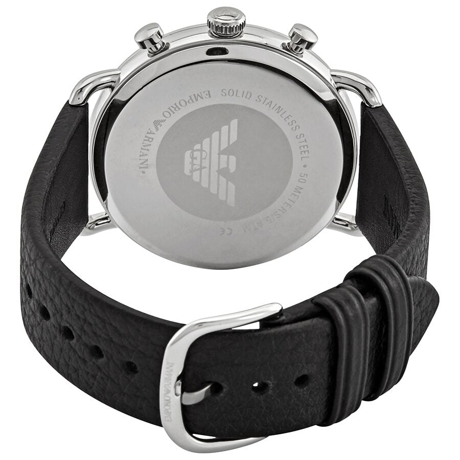 Emporio Armani Aviator Chronograph Quartz Black Dial Men's Watch AR11143