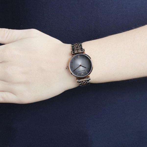 Emporio Armani Quartz Grey Dial Two-tone Ladies Watch AR1725 - Watch