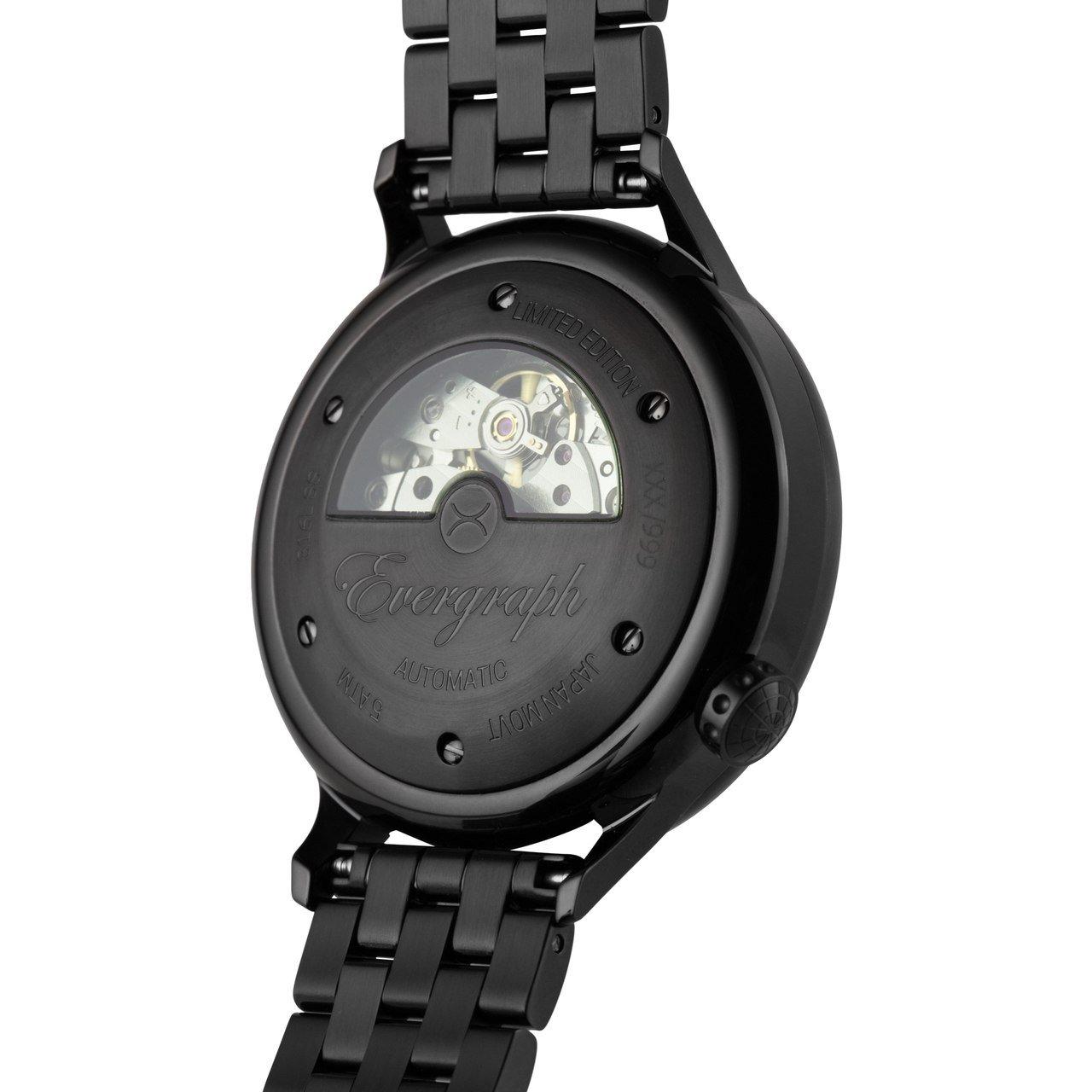 Xeric Watches Evergraph Automatic SS Limited Edition Black Watch