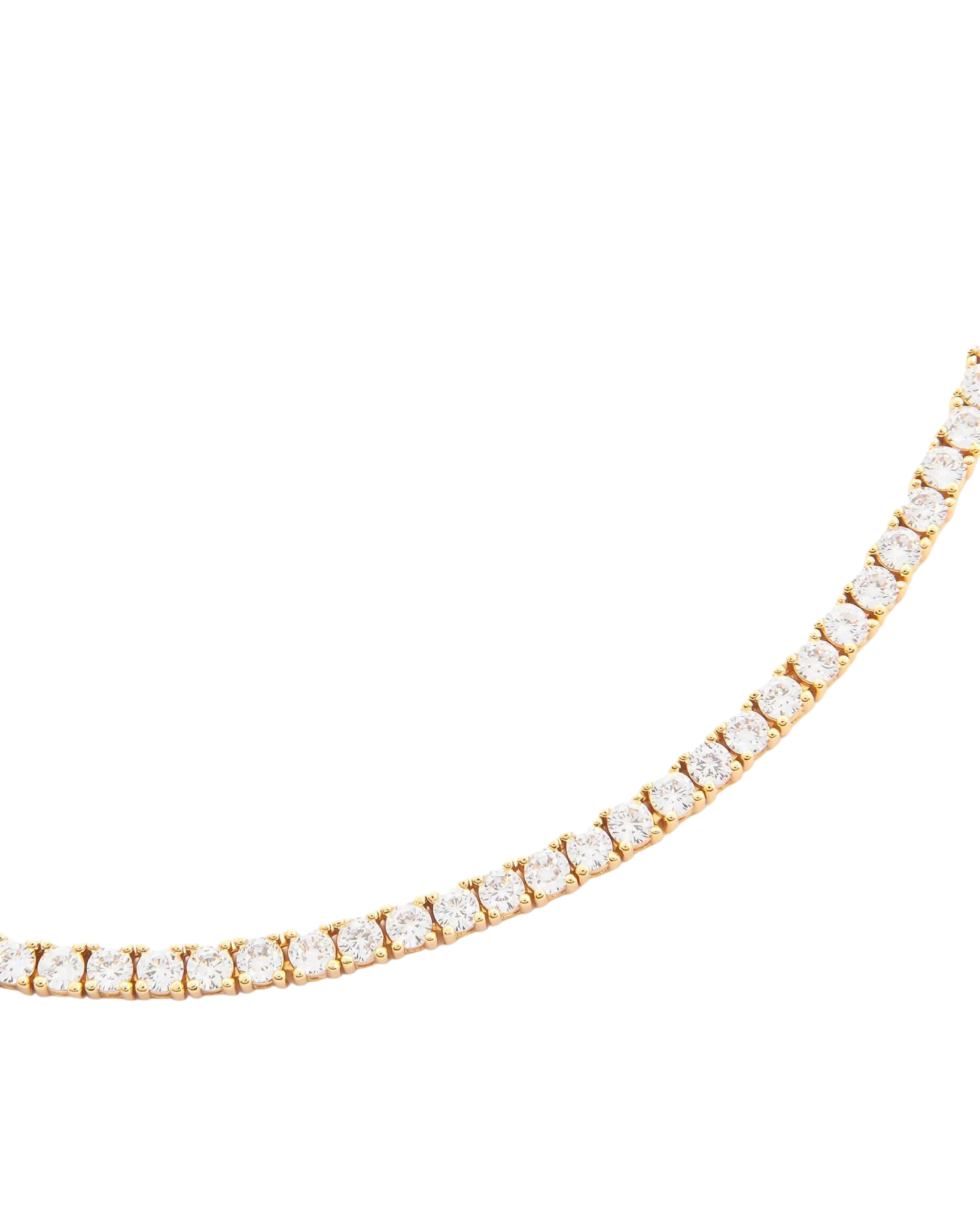 Big Daddy 3mm Diamond Gold Tennis Chain