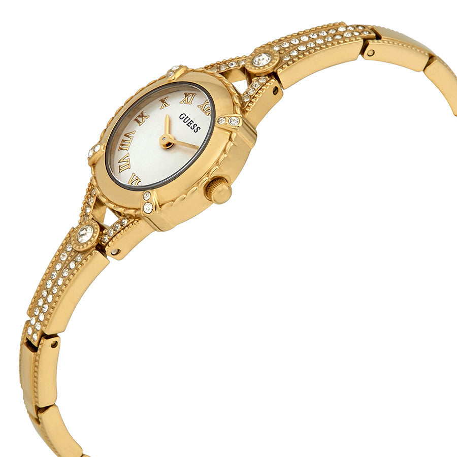 Guess Angelic Champagne Dial Gold Tone Ladies Watch W0135L2