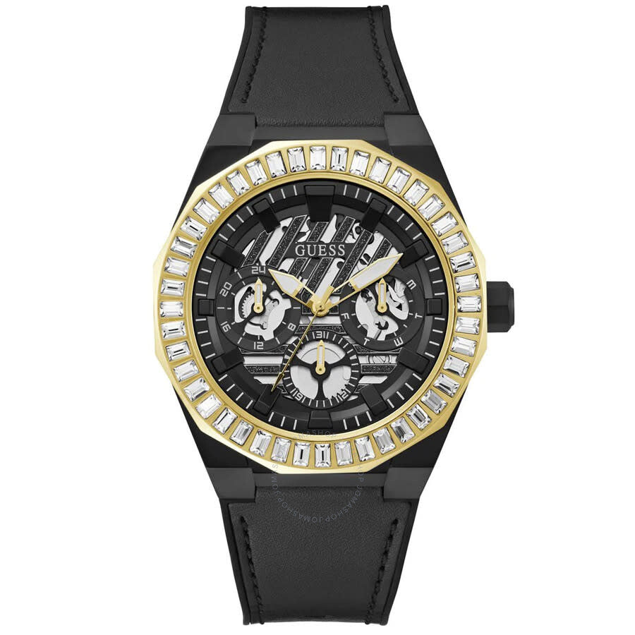 Guess Black Round Dial Analog Black Dial Men's Watch GW0567G1 - Dawson Watches