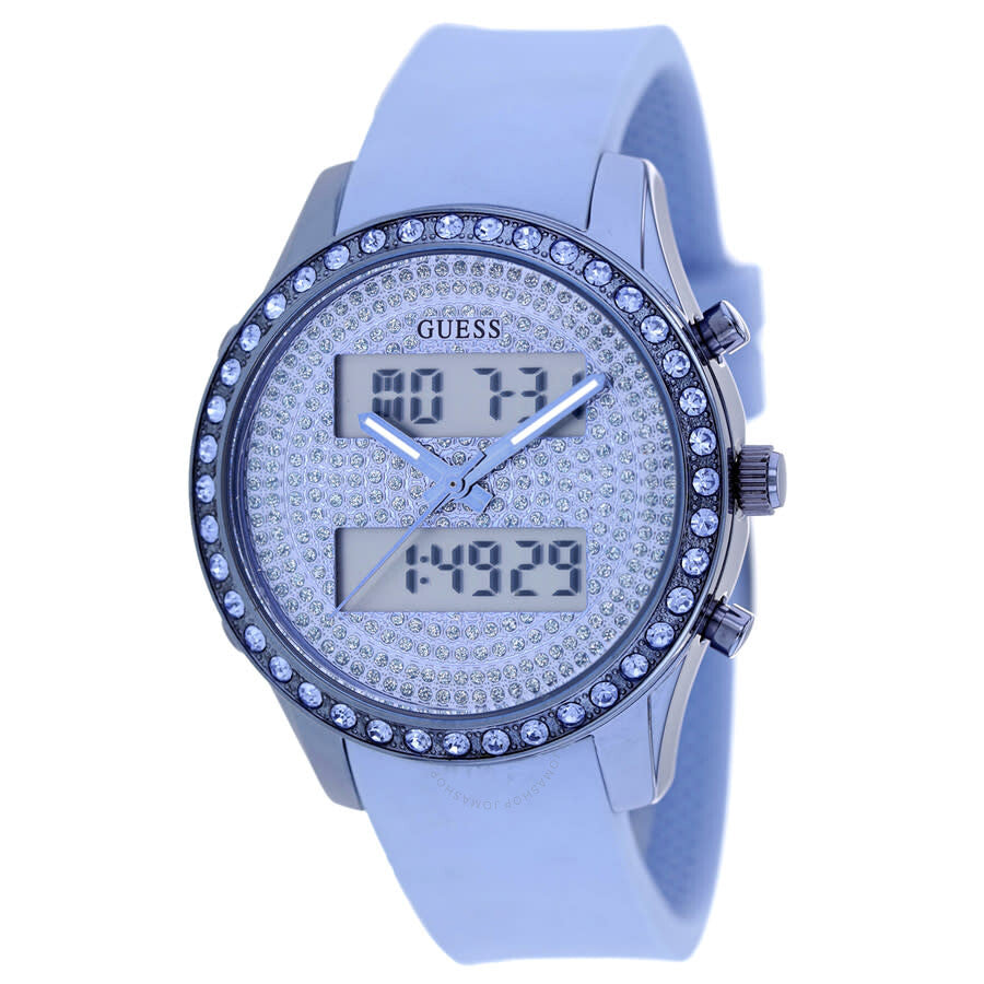 Guess Classic Quartz Analog-Digital Blue Dial Ladies Watch W0818L4 - Dawson Watches