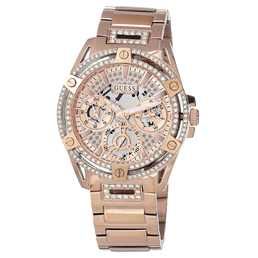 Guess Classic Rose Gold-tone Dial Ladies Watch GW0464L3 - Dawson Watches