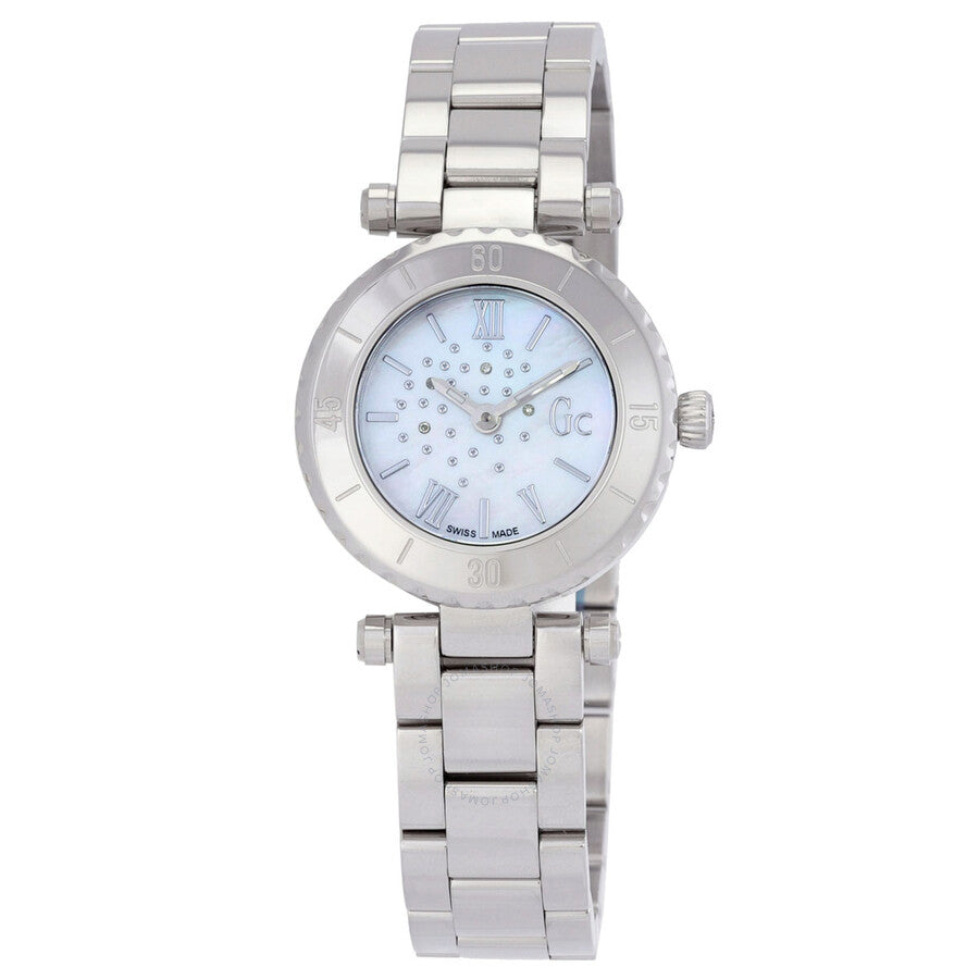 Guess Classic Silver-tone Dial Ladies Watch X70110L1S - Dawson Watches