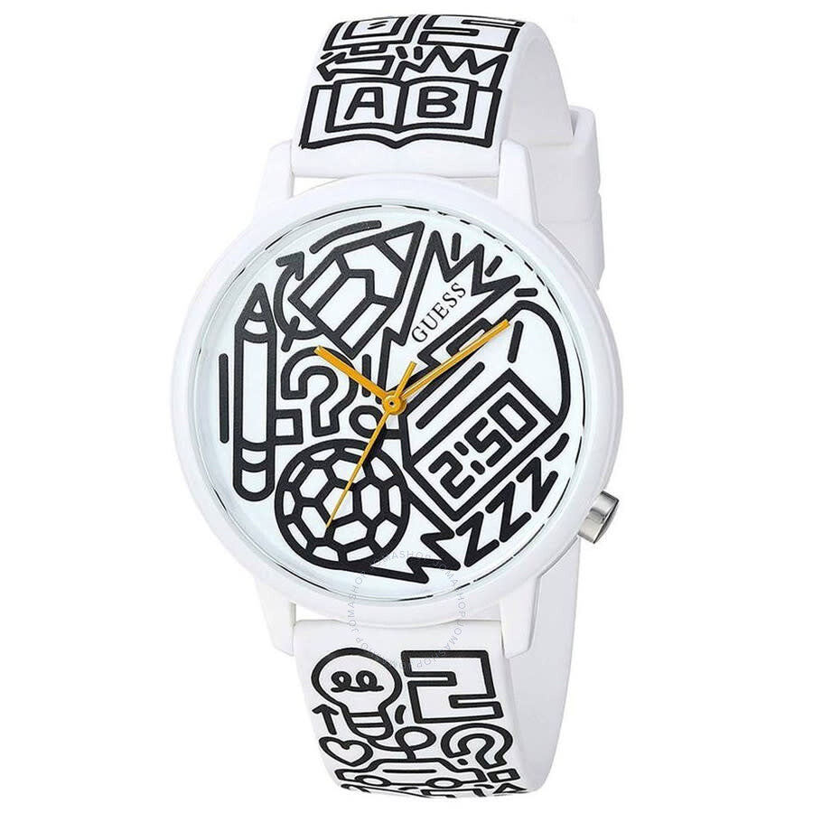Guess Classic White Dial Ladies Watch V0023M9 - Dawson Watches