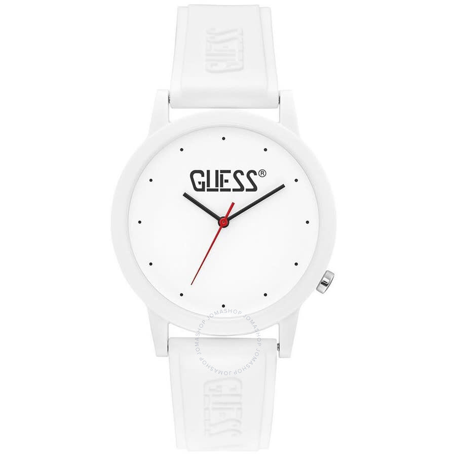 Guess Classic Quartz White Dial Ladies Watch V1040M1 - Dawson Watches