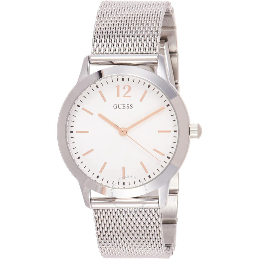 Guess Classic White Dial Men's Watch W0921G1 - Dawson Watches