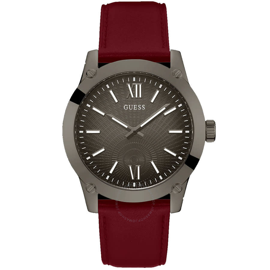 Guess Crescent Red Dial Men's Watch GW0628G4 - Dawson Watches