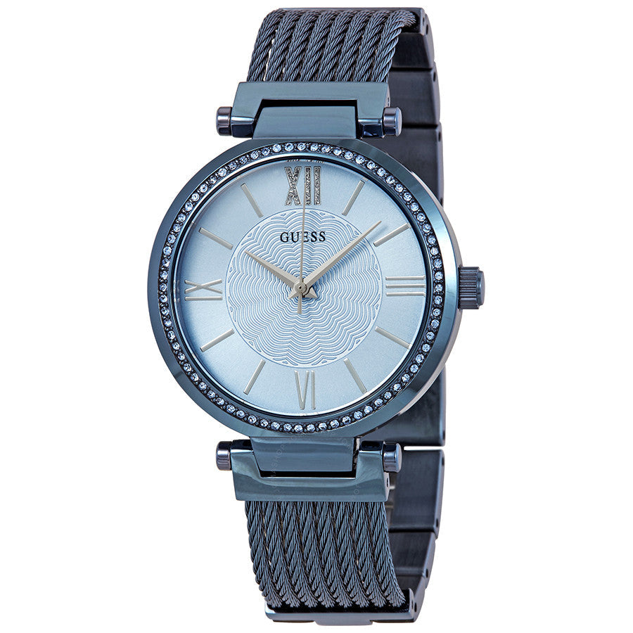 Guess Crystal Blue Dial Ladies Watch W0638L3