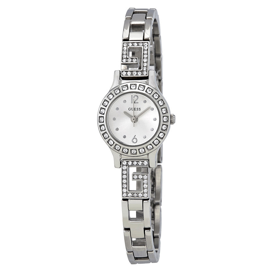 Guess Darling Diamond Silver Dial Ladies Watch W0411L1