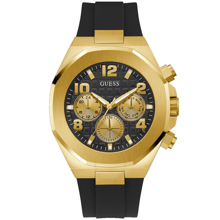 Guess Empire Quartz Black Dial Men's Watch GW0583G2 - Dawson Watches