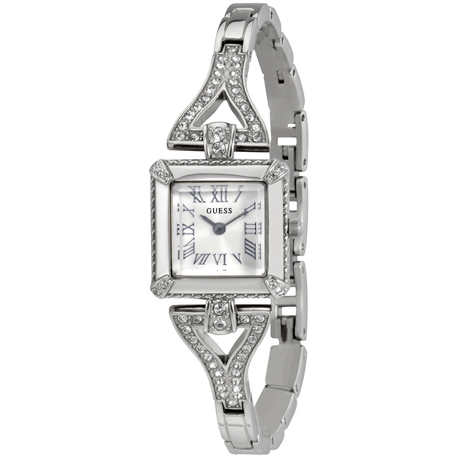 Guess Flawless Diamond Silver Dial Ladies Watch W0137L1