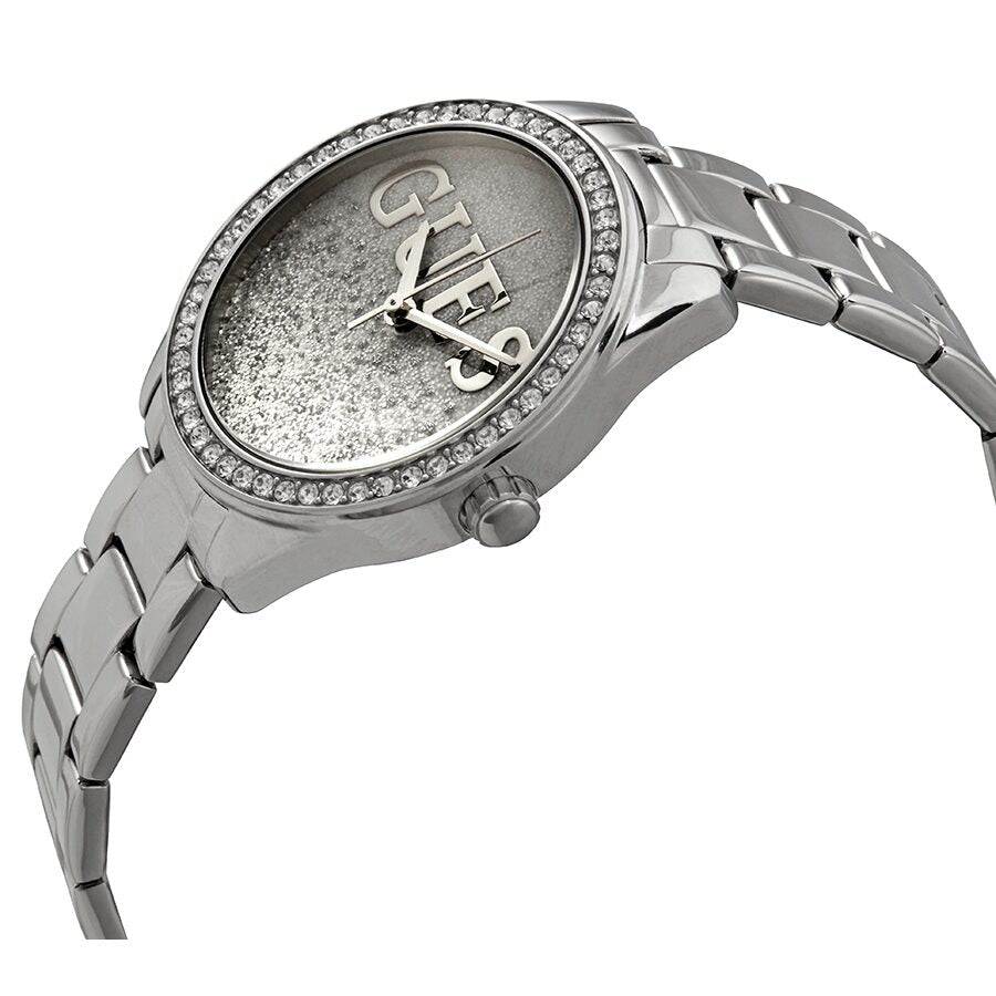 Guess Glitter Girl Silver Dial Stainless Steel Ladies Watch W0987L1 - BigDaddy Watches #2