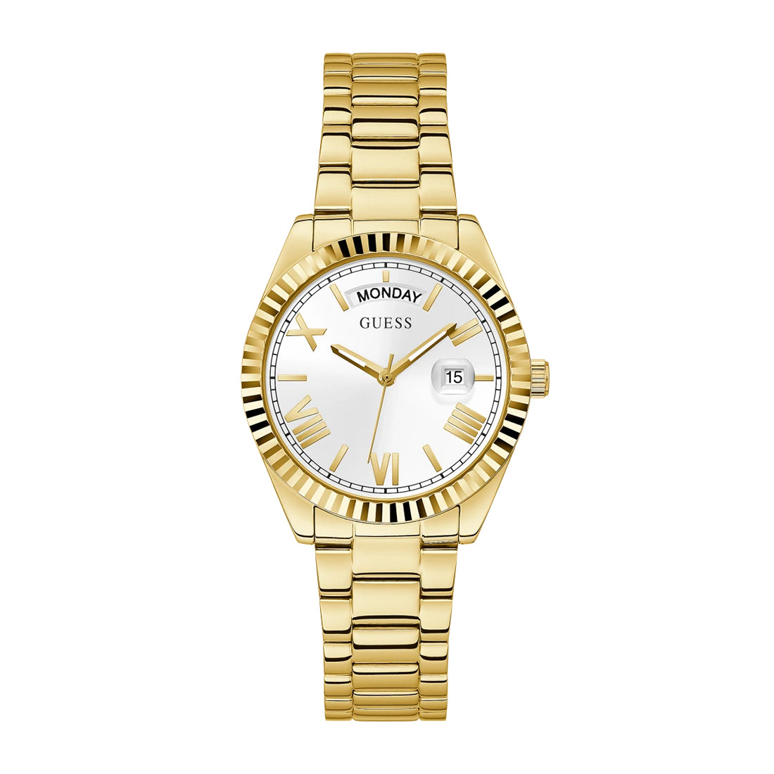 Guess Luna Gold White Dial Women's Watch GW0308L2