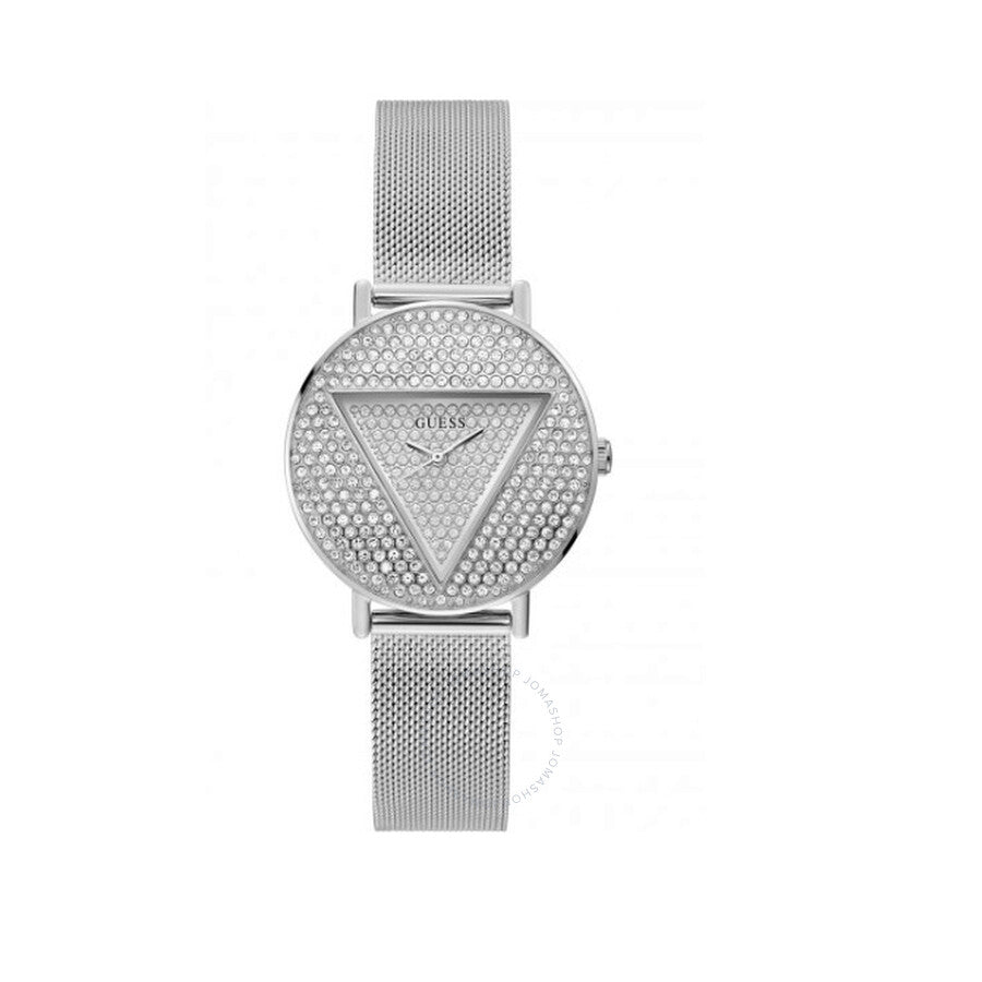 Guess Iconic Quartz Silver Dial Ladies Watch GW0477L1 - Dawson Watches