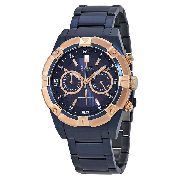 Guess Jolt Chronograph Blue Dial Men's Watch W0377G4