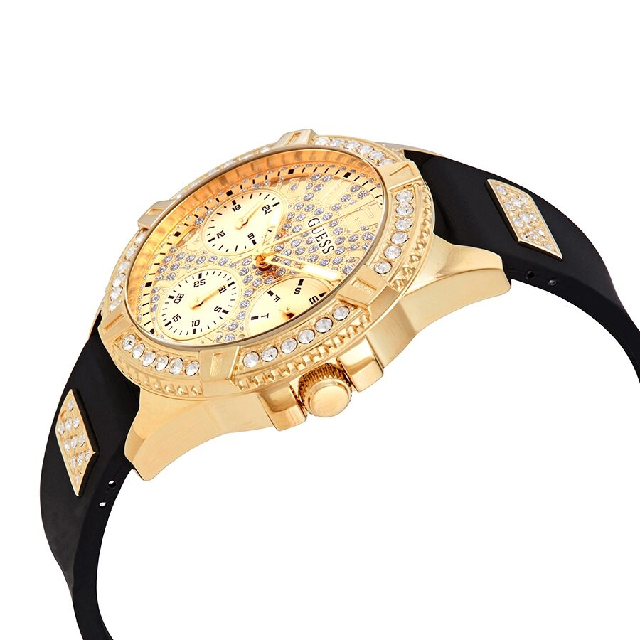 Guess Lady Frontier Quartz Crystal Gold Dial Ladies Watch W1160L1 - BigDaddy Watches #2