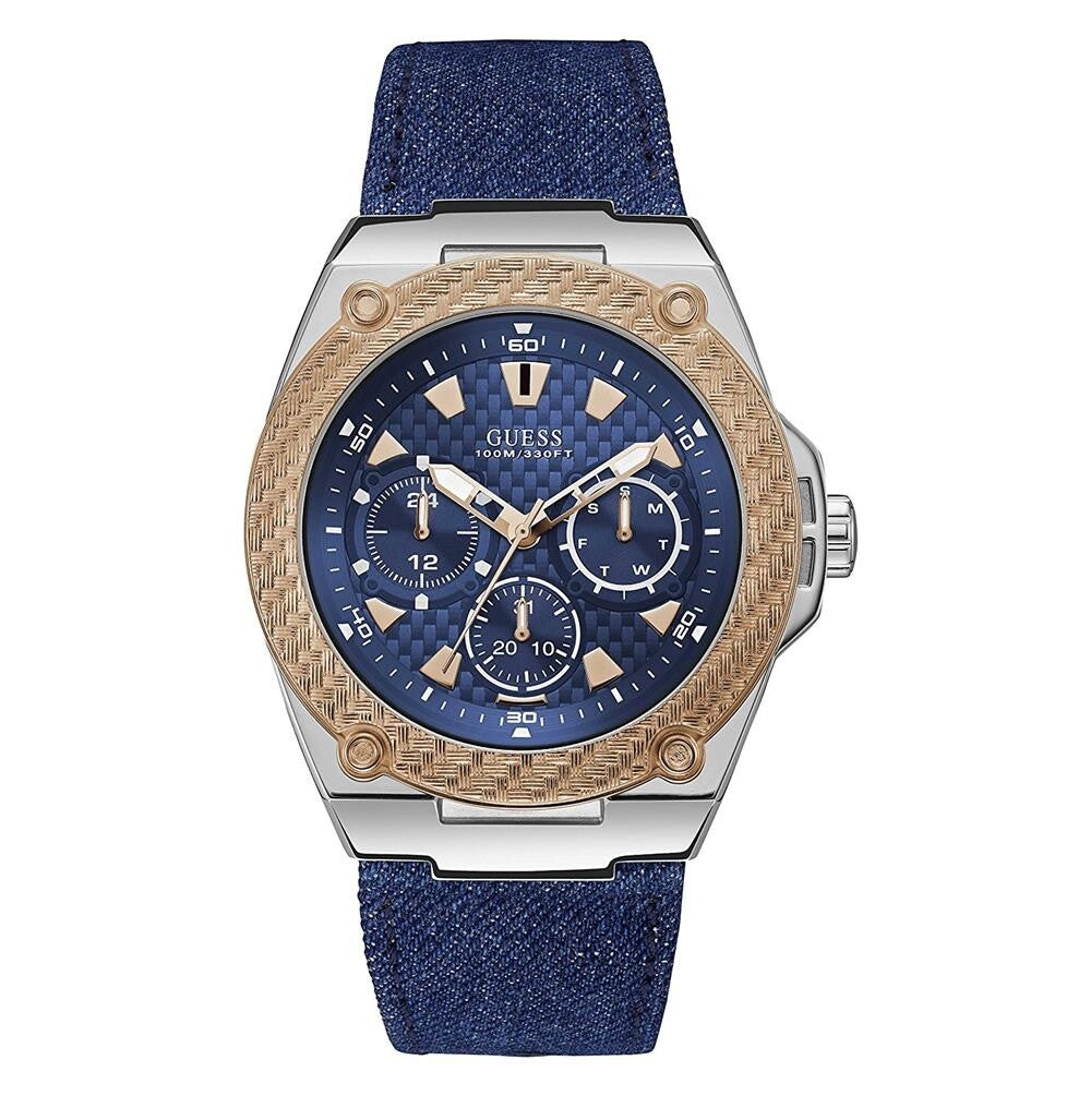 Guess Legency Quartz Blue Dial Men's Watch W1058G1 - BigDaddy Watches