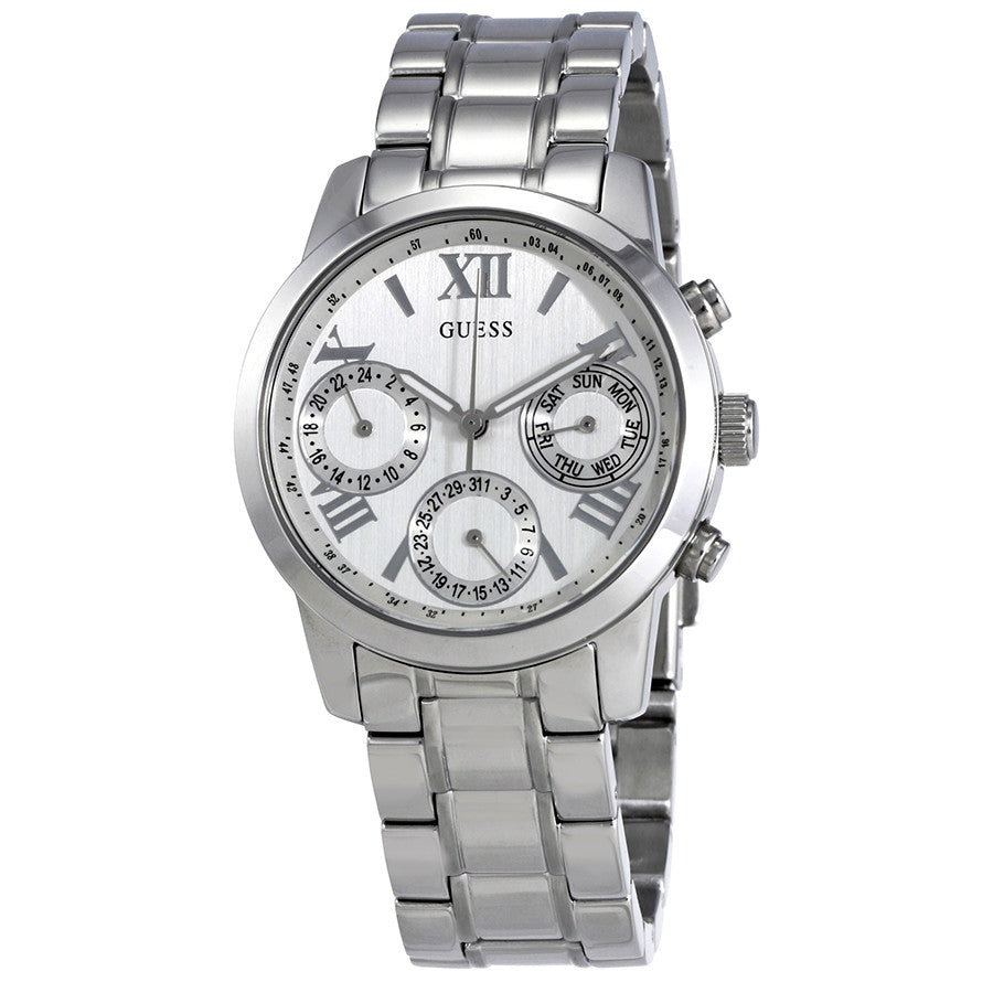 Guess Mini Sunrise Silver Dial Ladies Watch W0448L1