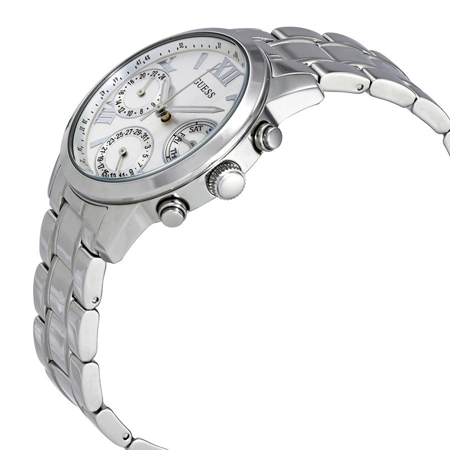 Guess Mini Sunrise Silver Dial Ladies Watch W0448L1