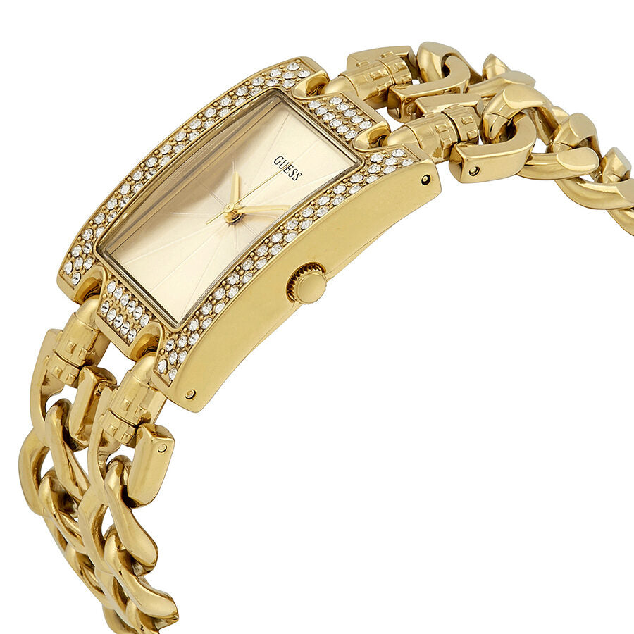 Guess Mod Gold Sunray Dial Ladies Bangle Watch W0072L1 - BigDaddy Watches #2