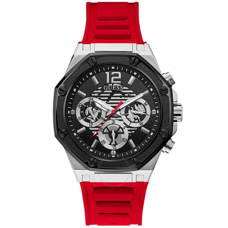 Guess Momentum Quartz Black Dial Men's Watch GW0263G3 - Dawson Watches