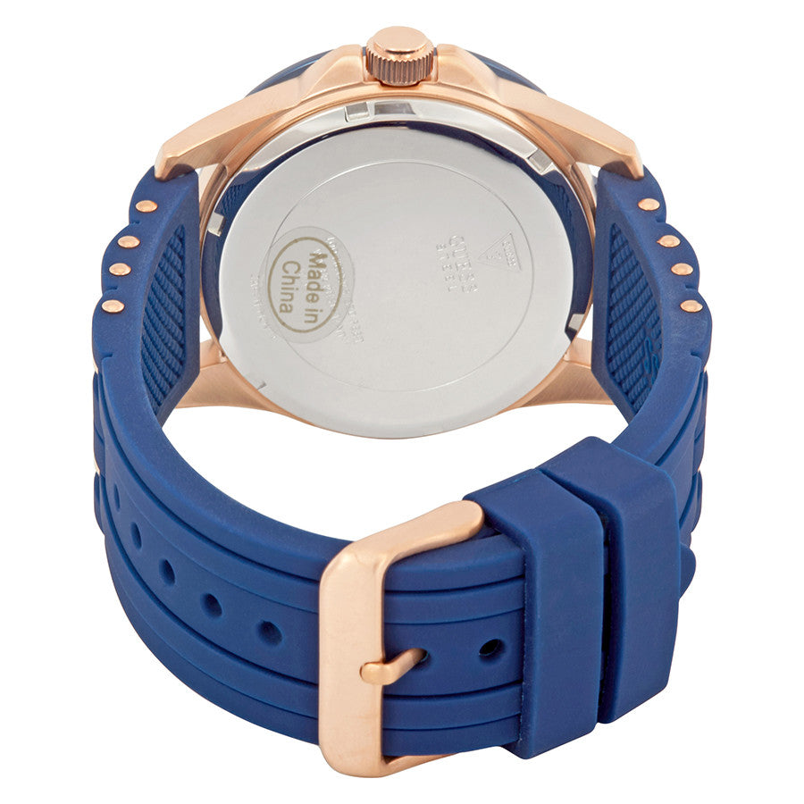 Guess Oasis Blue Dial Two-Tone Men's Watch W0366G4