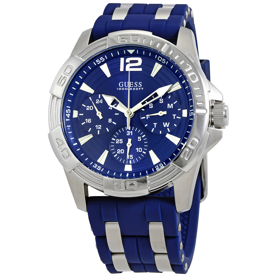 Guess Oasis Multi-Function Blue Dial Men's Watch W0366G2